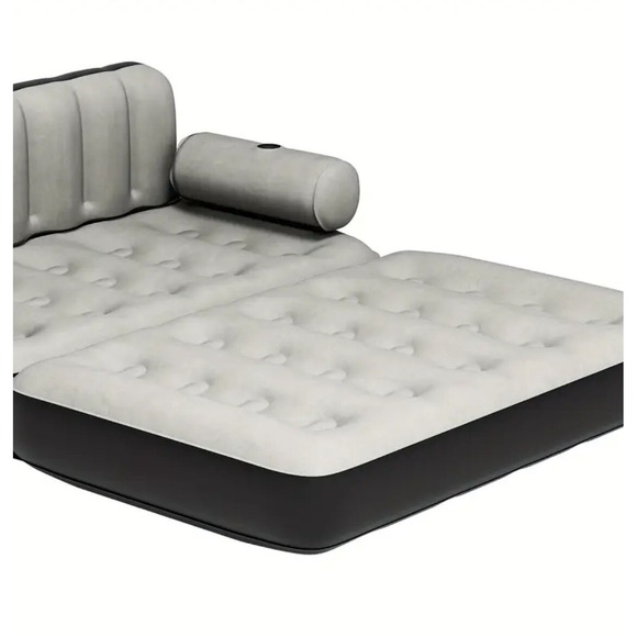 Queen Air Mattress with Built in Pump-Inflatable Blow Up Sofa & Bed Mattress - Picture 6 of 6